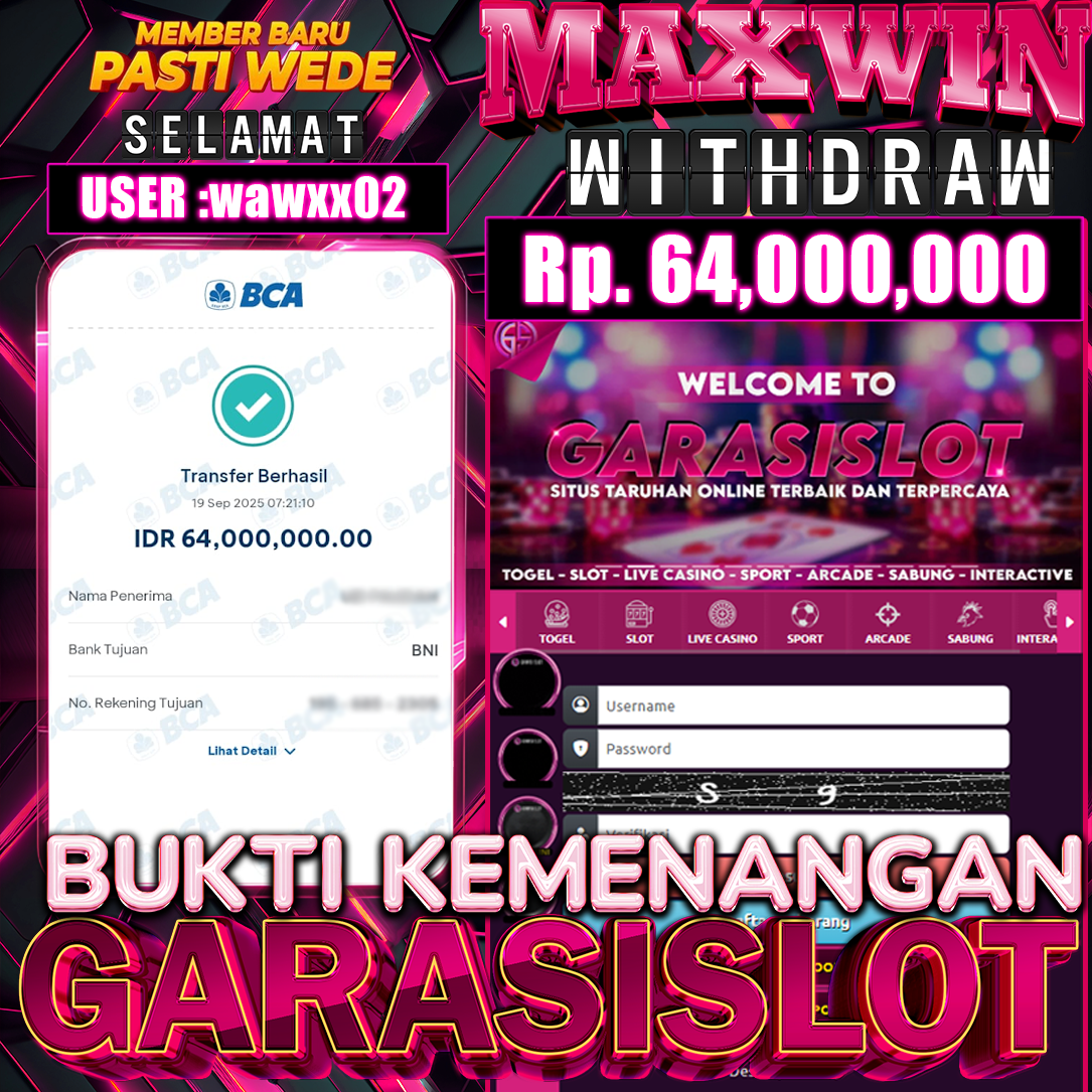 GARASISLOT Bukti kemanangan Playboy Roulette