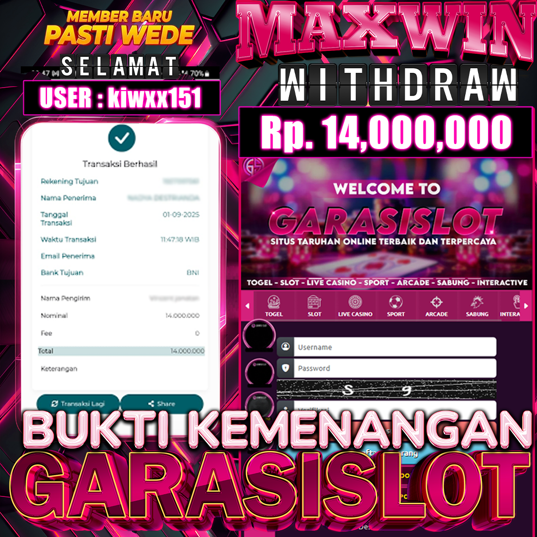GARASISLOT Bukti Kemenangan Sweet Bonanza Super Scatter
