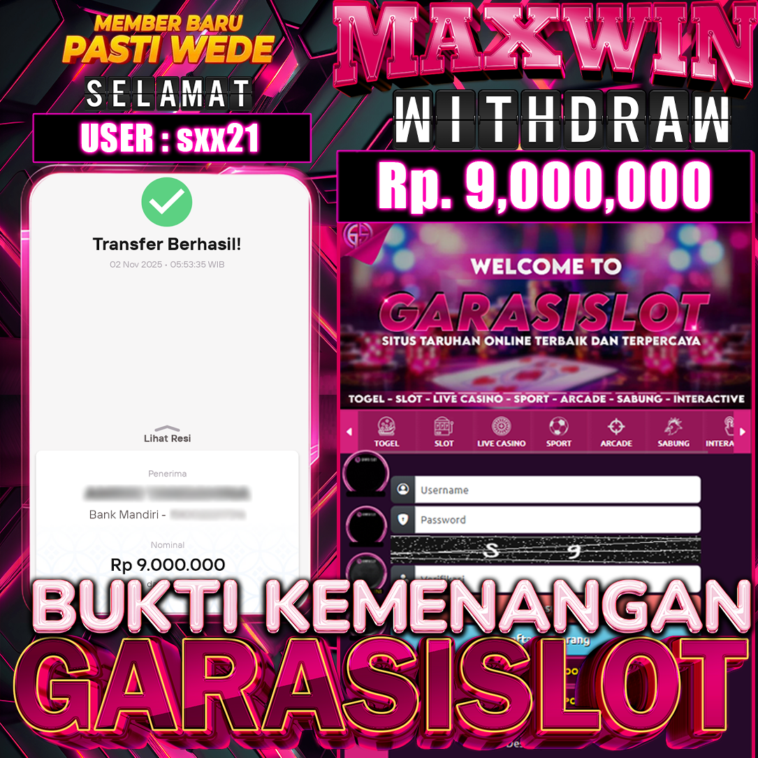 GARASISLOT Bukti kemenangan Starlight Princess Super Scatter