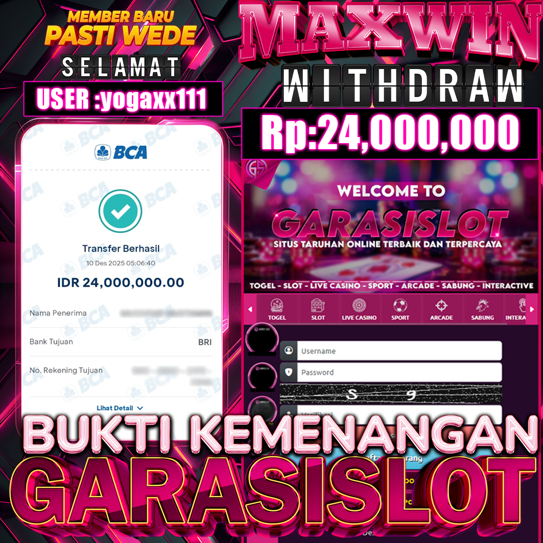 GARASISLOT Bukti kemenangan Big Bass Splash 1000
