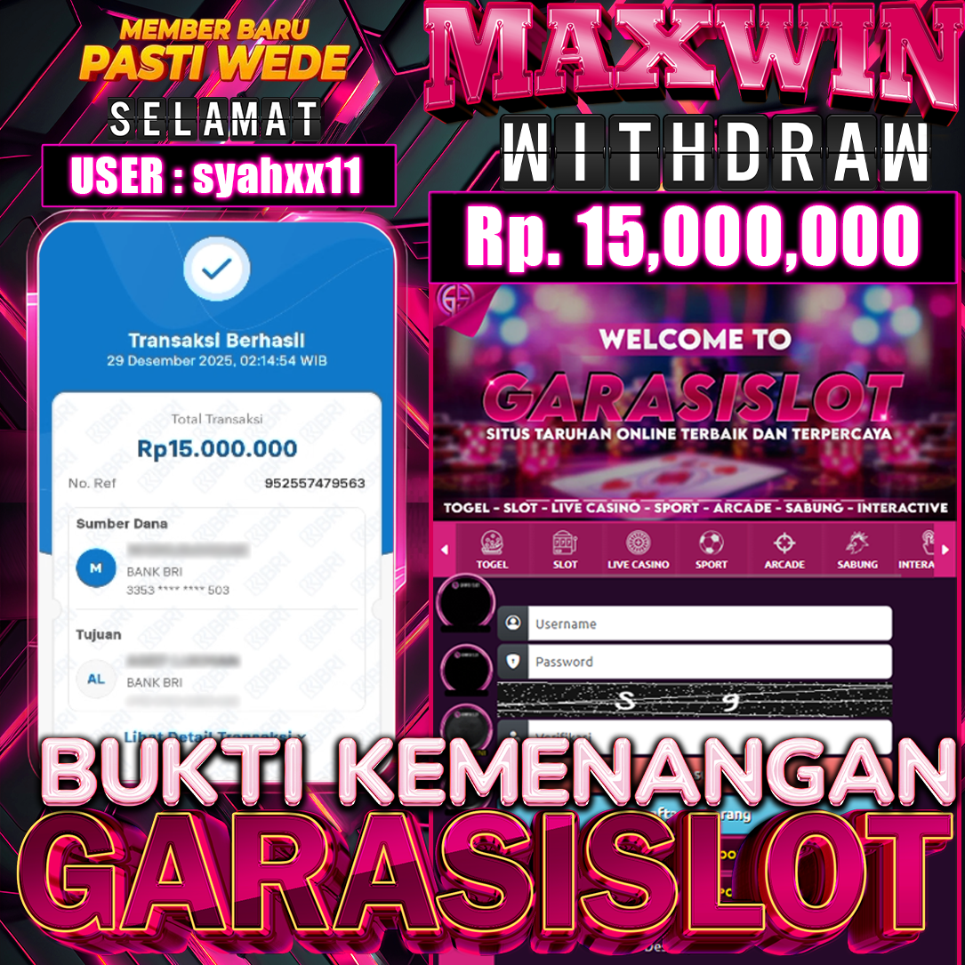 GARASISLOT Bukti kemenangan Fortune of Olympus