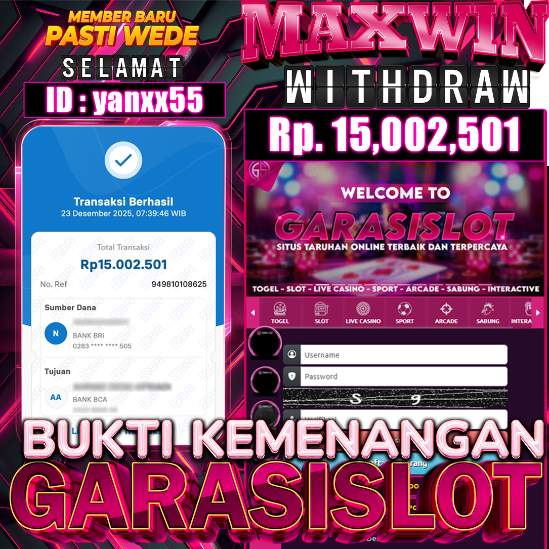 GARASISLOT Bukti kemenangan Starlight Wins