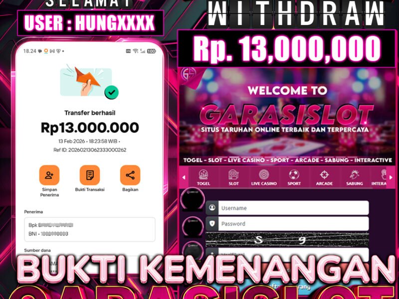 GARASISLOT Bukti Kemenangan Fire Stampede Ultimate