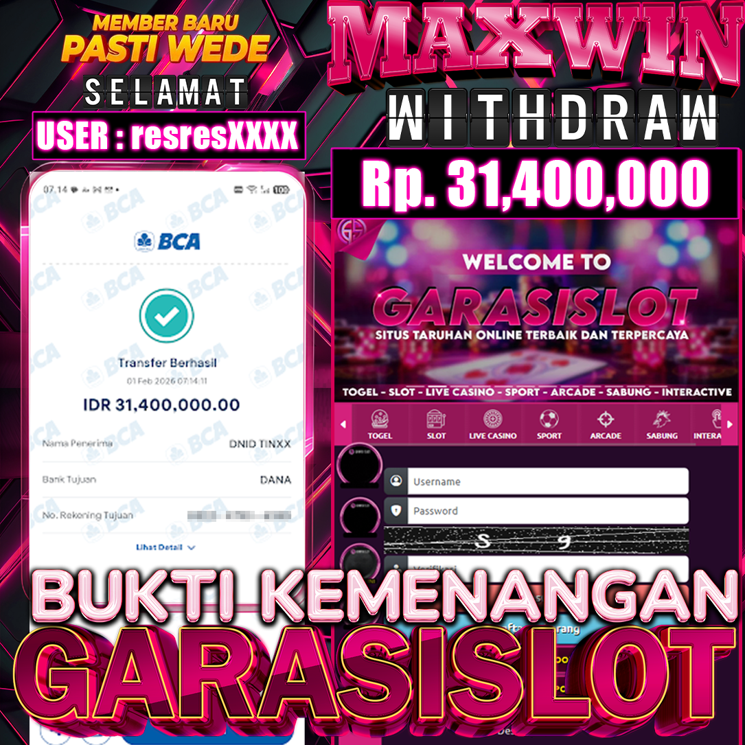 GARASISLOT Bukti Kemenangan Fortune of Olympus