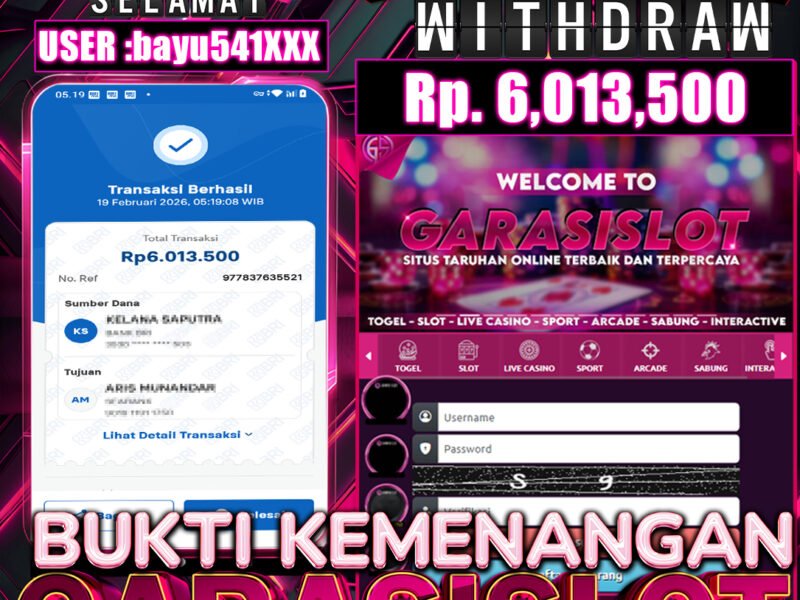 GARASISLOT Bukti Kemenangan Wild Bandito